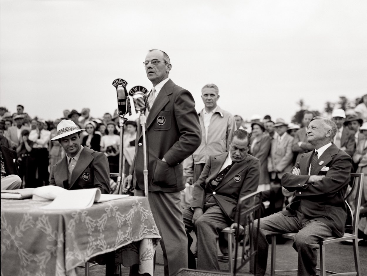 Clifford Roberts co-founded Augusta National and the Masters with Bobby Jones, and when it became his time, he took his own life on the course.
