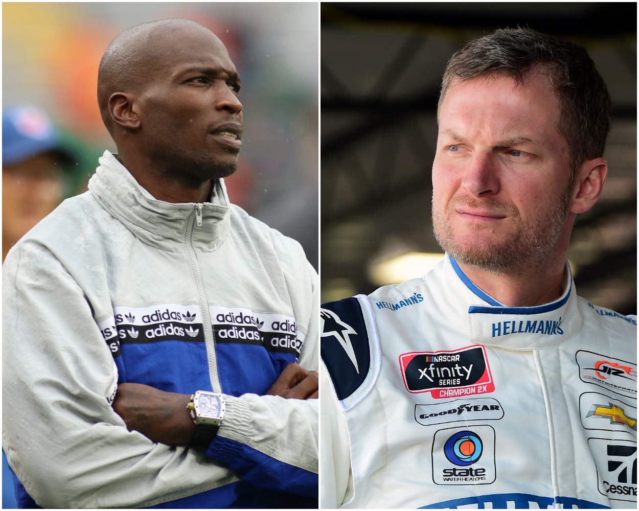 Chad Ochocinco Johnson and Dale Earnhardt Jr.