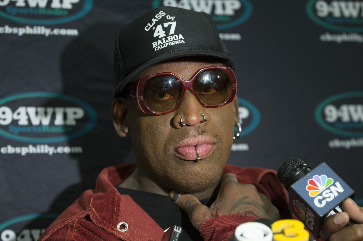 NBA legend Dennis Rodman in 2016.