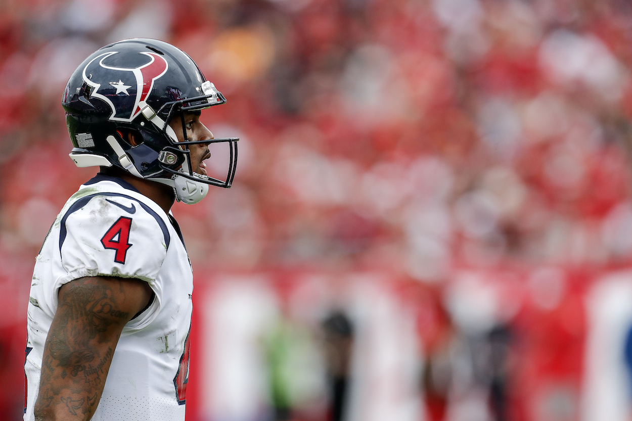 Deshaun Watson's first accuser, Ashley Solis, revealed her identity in a Tuesday press conference and spoke out against the Houston Texans QB.