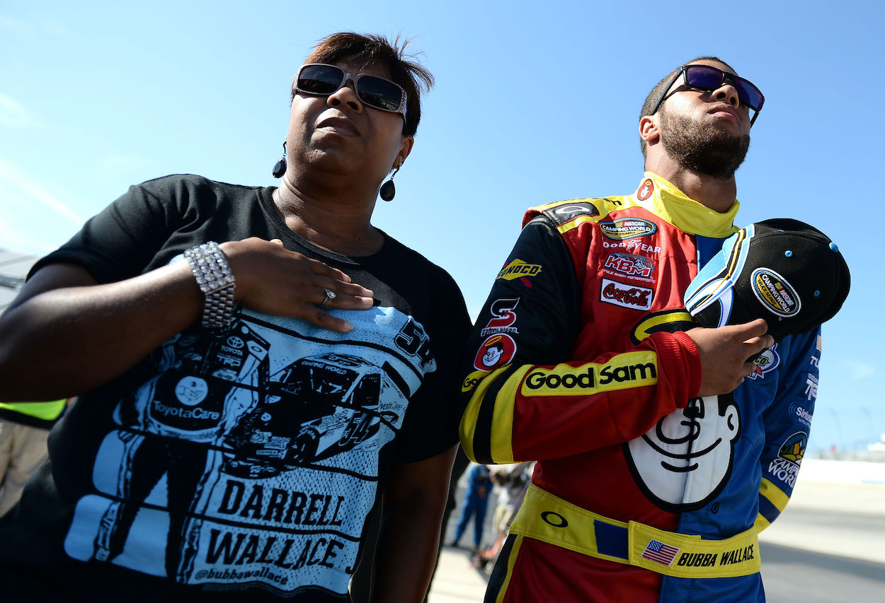 Bubba Wallace always knew he wanted to be a NASCAR driver, but his mother wasn't convinced at first that she wanted him to follow that path.