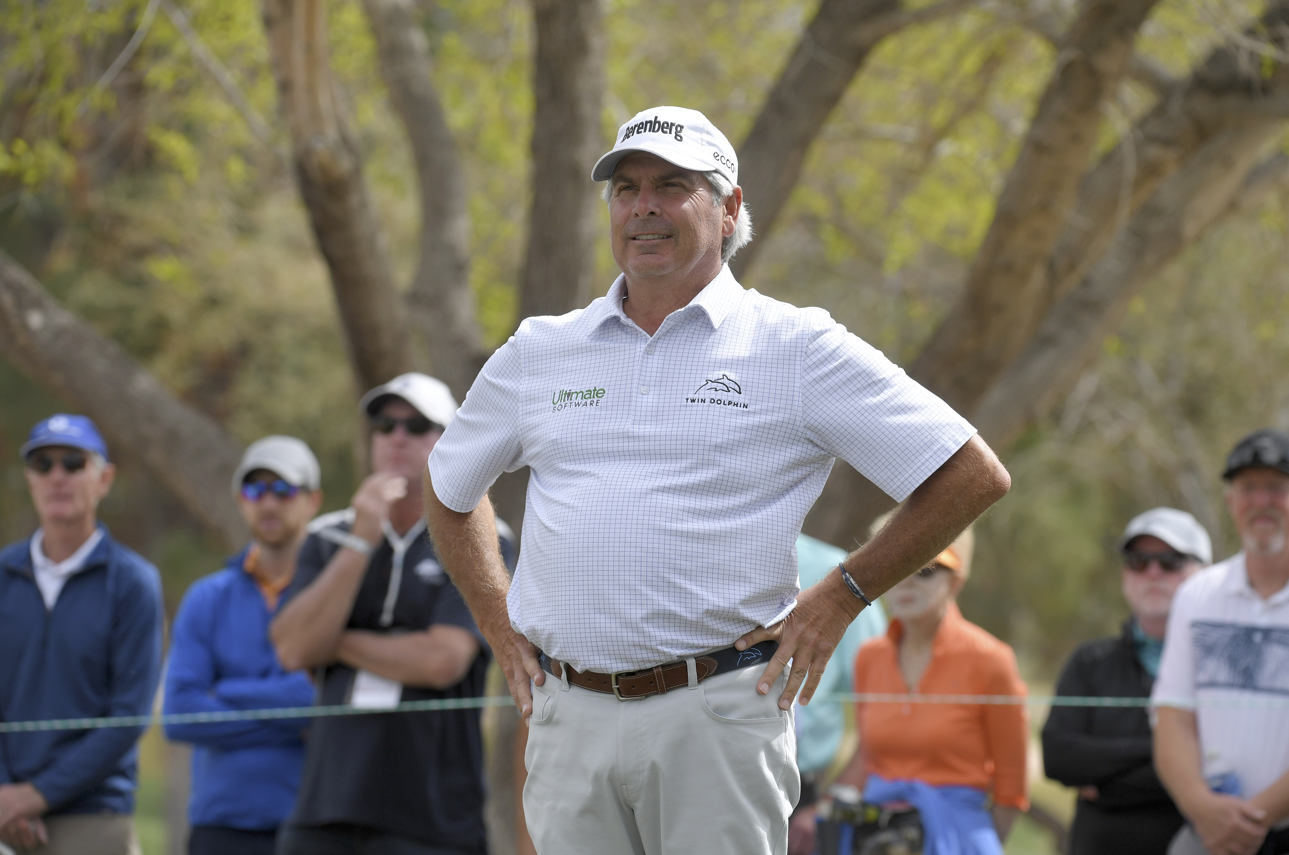 Fred Couples watches play during the 2020 PGA TOUR Champions Classic