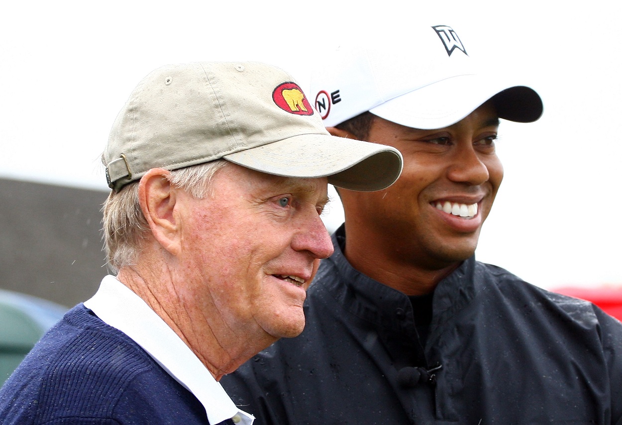 Jack Nicklaus and Tiger Woods in 2009