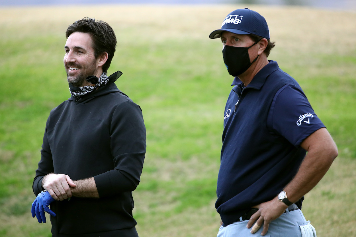 Country music star Jake Owen and PGA Tour legend Phil Mickelson
