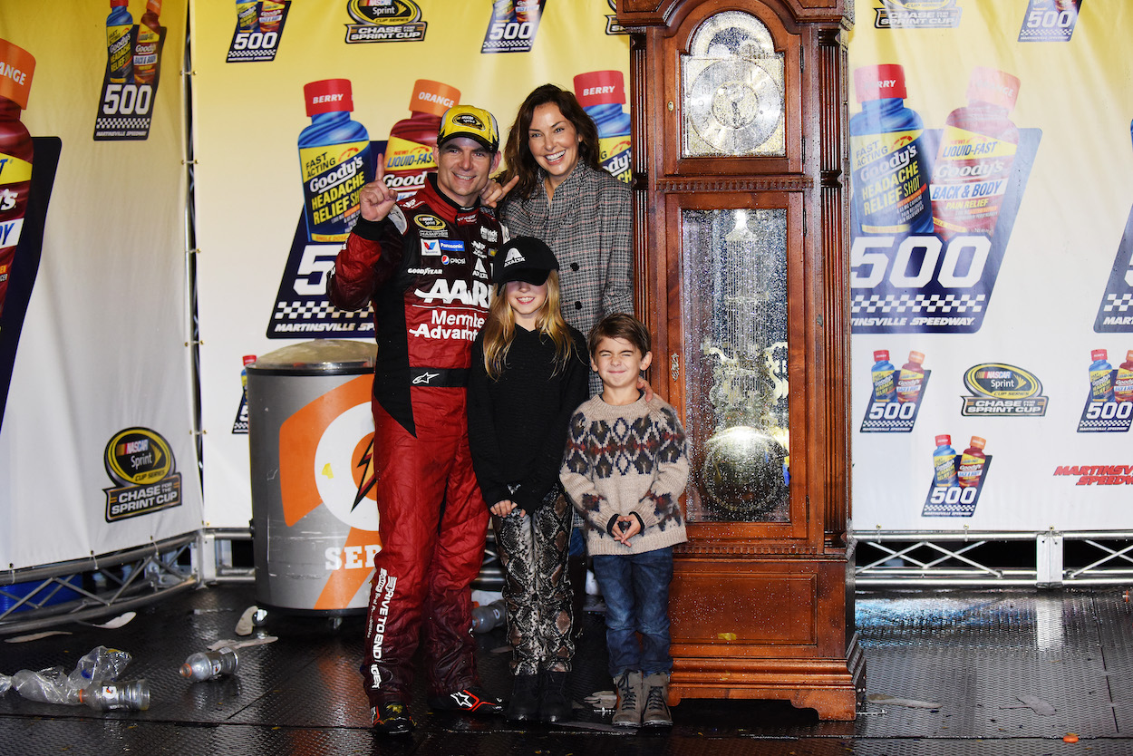 Jeff Gordon wins grandfather clock at Martinsville