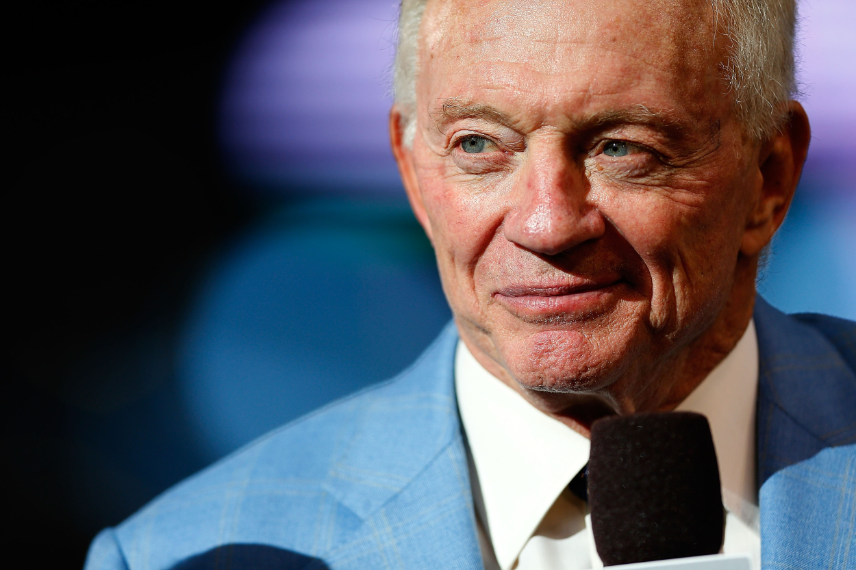 Dallas Cowboys owner Jerry Jones, who looks to find success in the upcoming 2021 NFL draft.