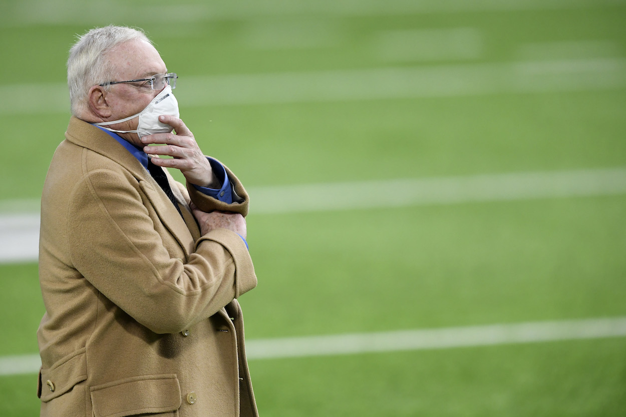 Dallas Cowboys owner Jerry Jones could trade up in the 2021 NFL draft to snag a generational prospect he's reportedly "infatuated" with.