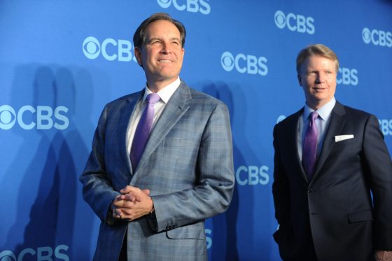CBS broadcasters Jim Nantz and Phil Simms