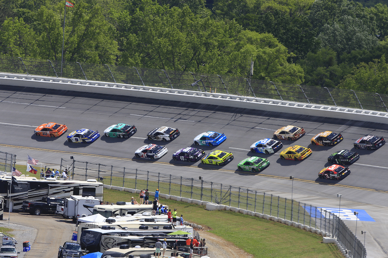 Joey Logano leads field at GEICO 500