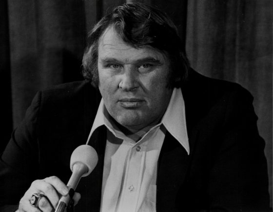 Oakland Raiders head coach John Madden during an interview in the 1970s