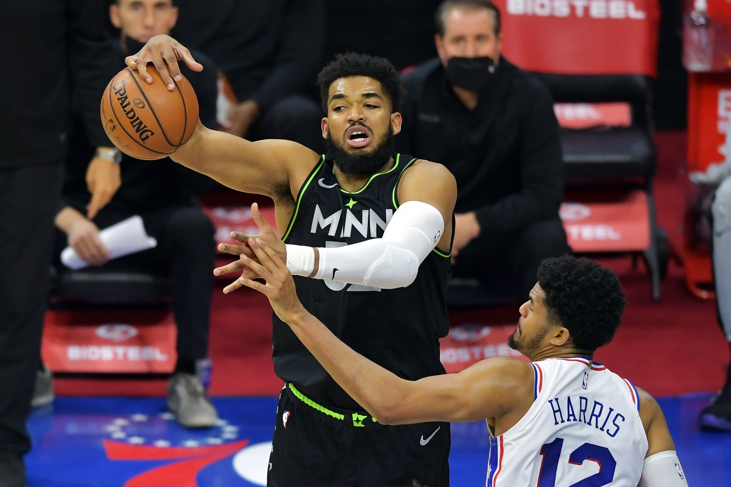 Karl-Anthony Towns is one of the key players for the NBA's Minnesota Timberwolves.