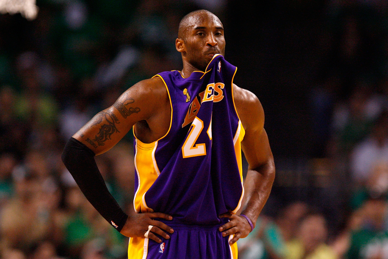 NBA and Lakers legend Kobe Bryant in the NBA Finals.