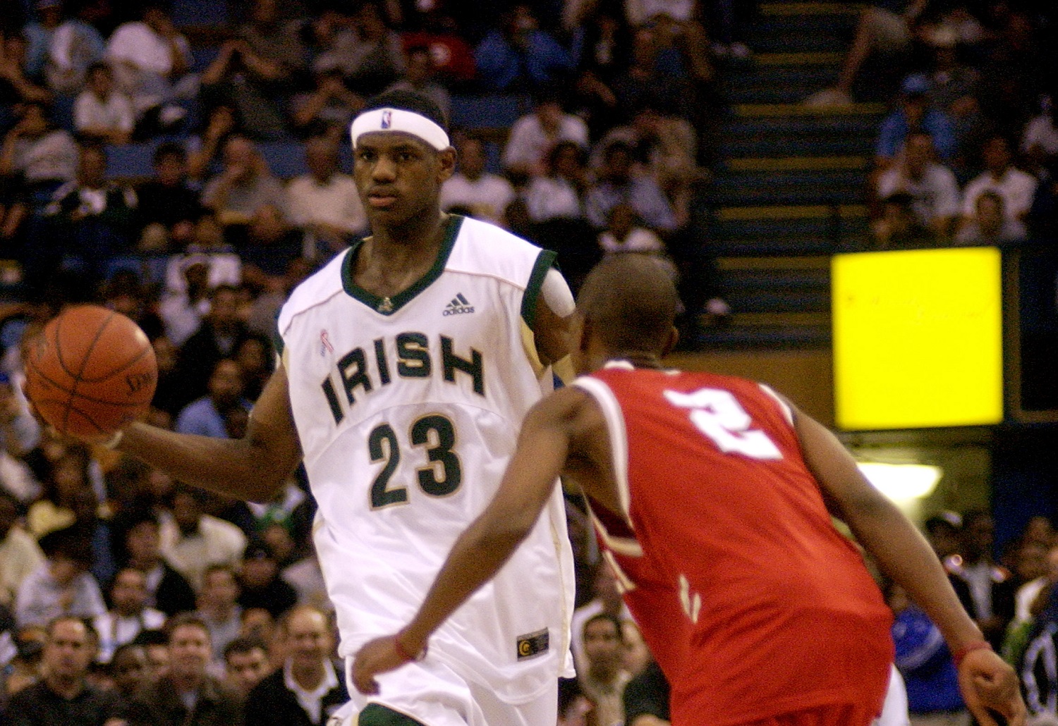 LeBRON JAMES ST. VINCENT-ST. MARY IRISH HIGH SCHOOL JERSEY