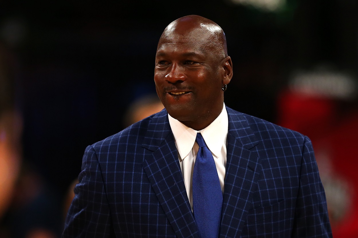 Michael Jordan at the 2016 NBA All-Star Game