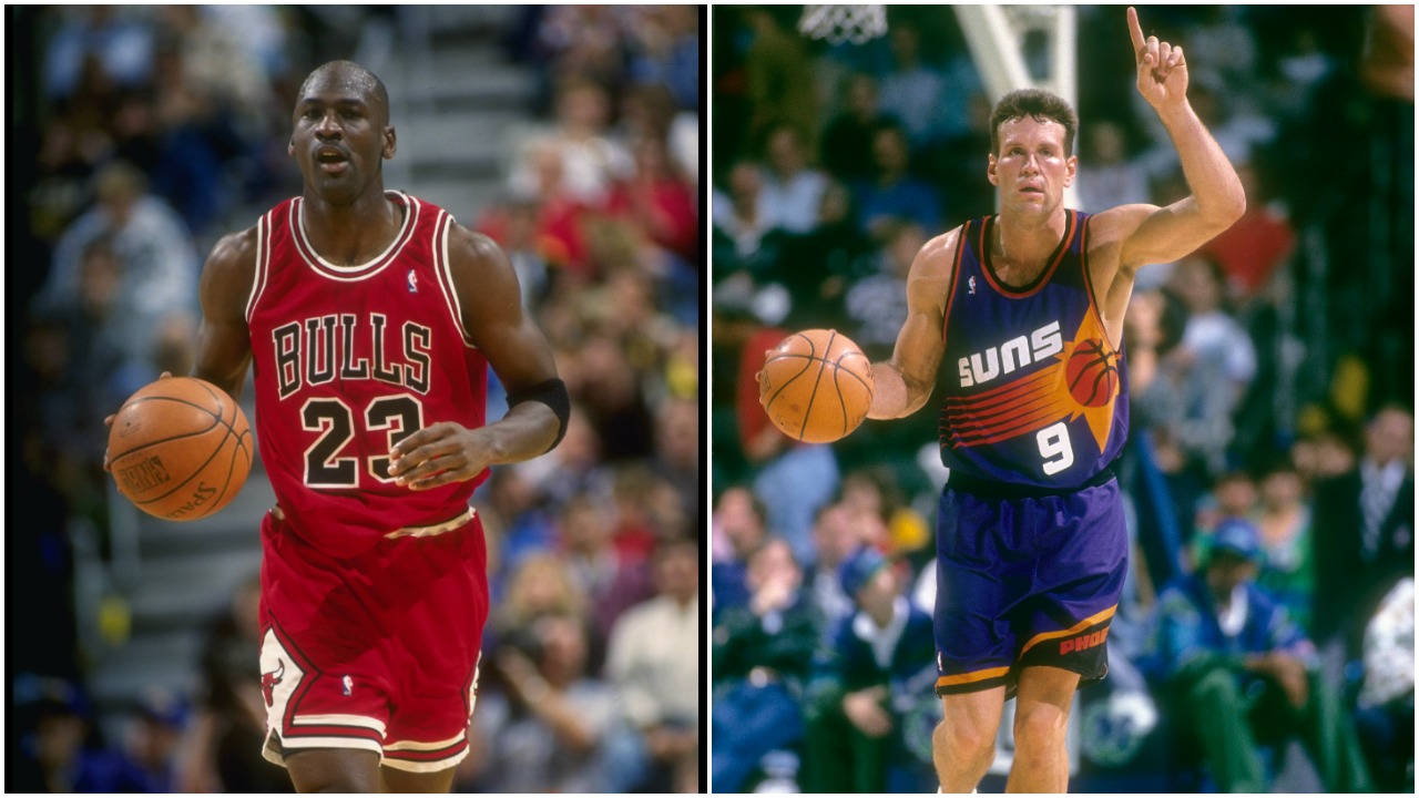 Michael Jordan Dan Majerle