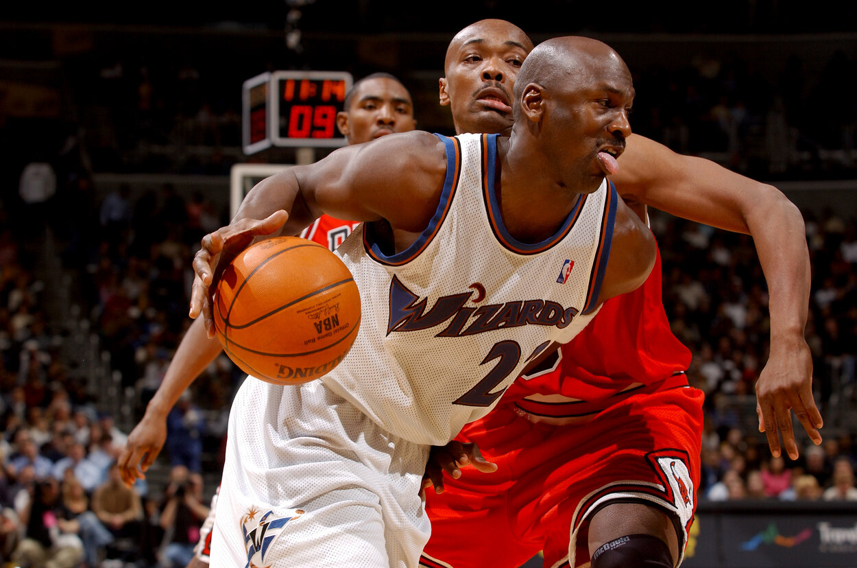 Washington Wizards guard Michael Jordan in 2003.