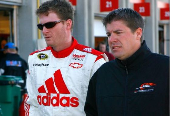 Who is Dale Earnhard Jr.'s right-hand man, Mike Davis?