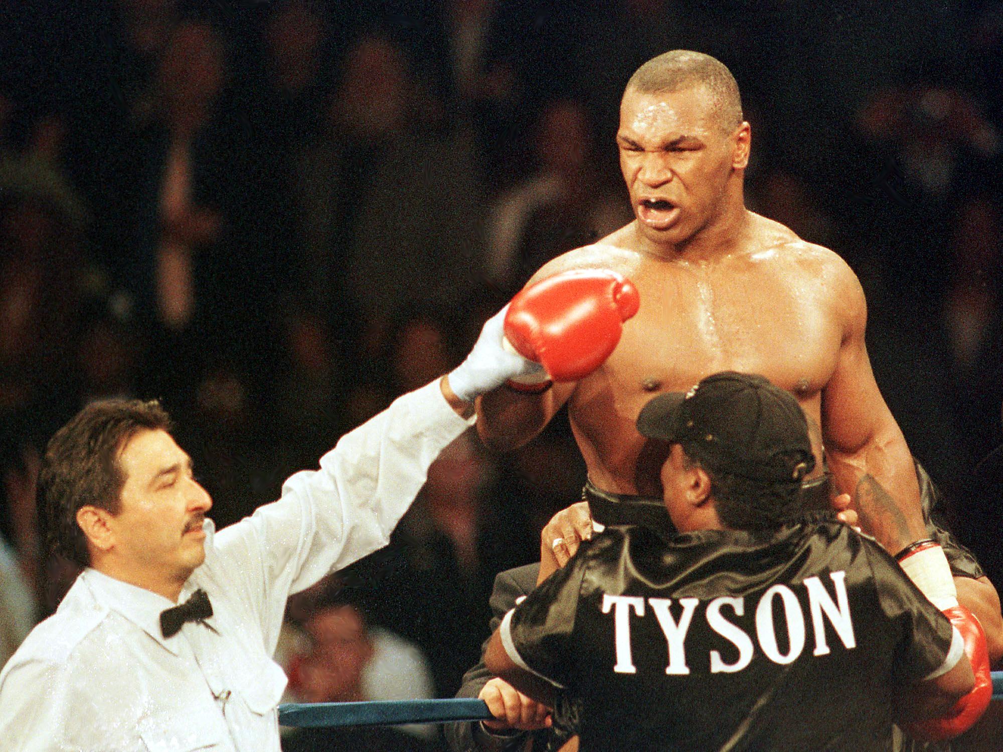 Mike Tyson said there weren't many positives about his childhood.