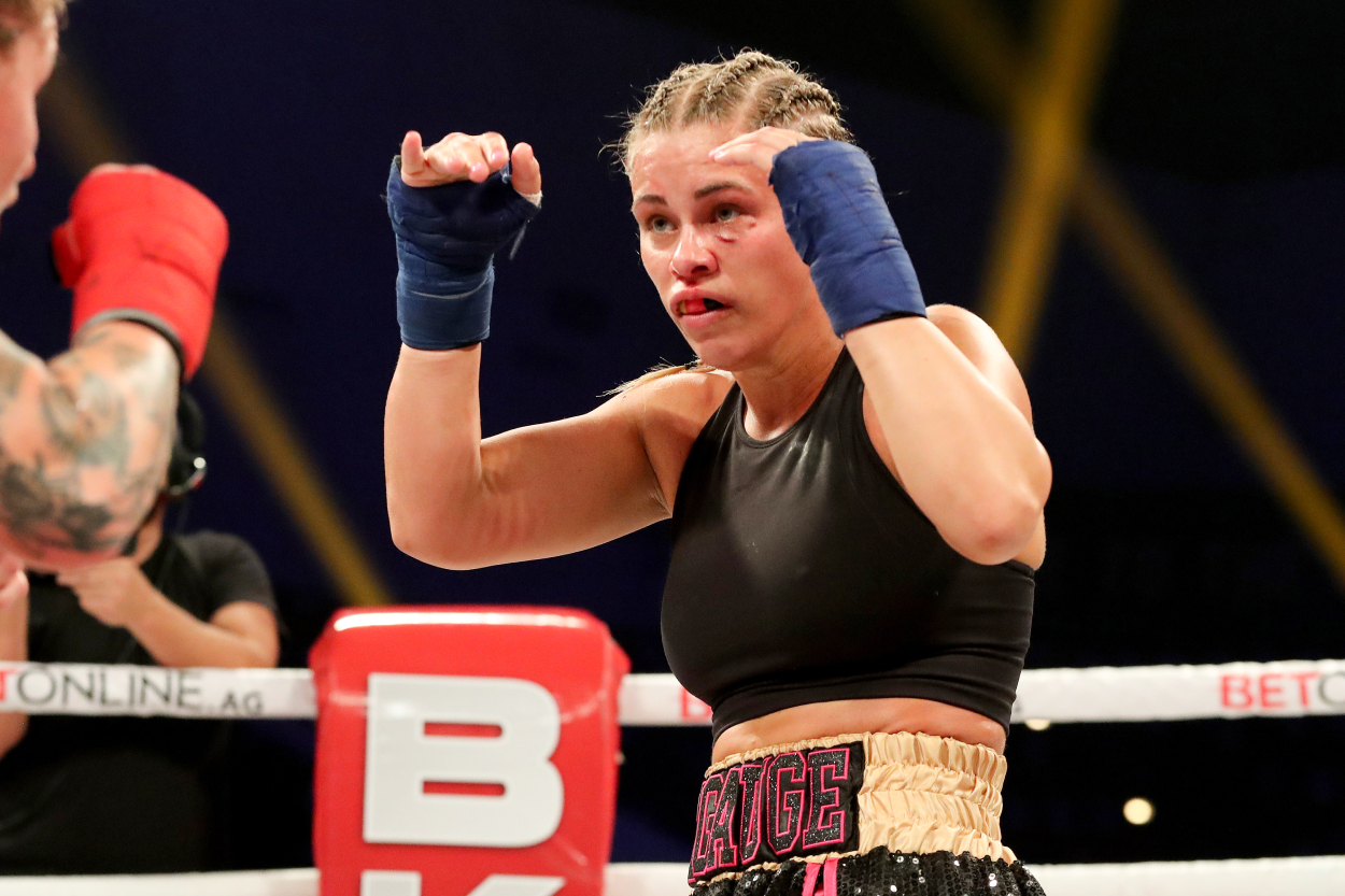 Paige VanZant made her bare-knuckle fighting debut in February.