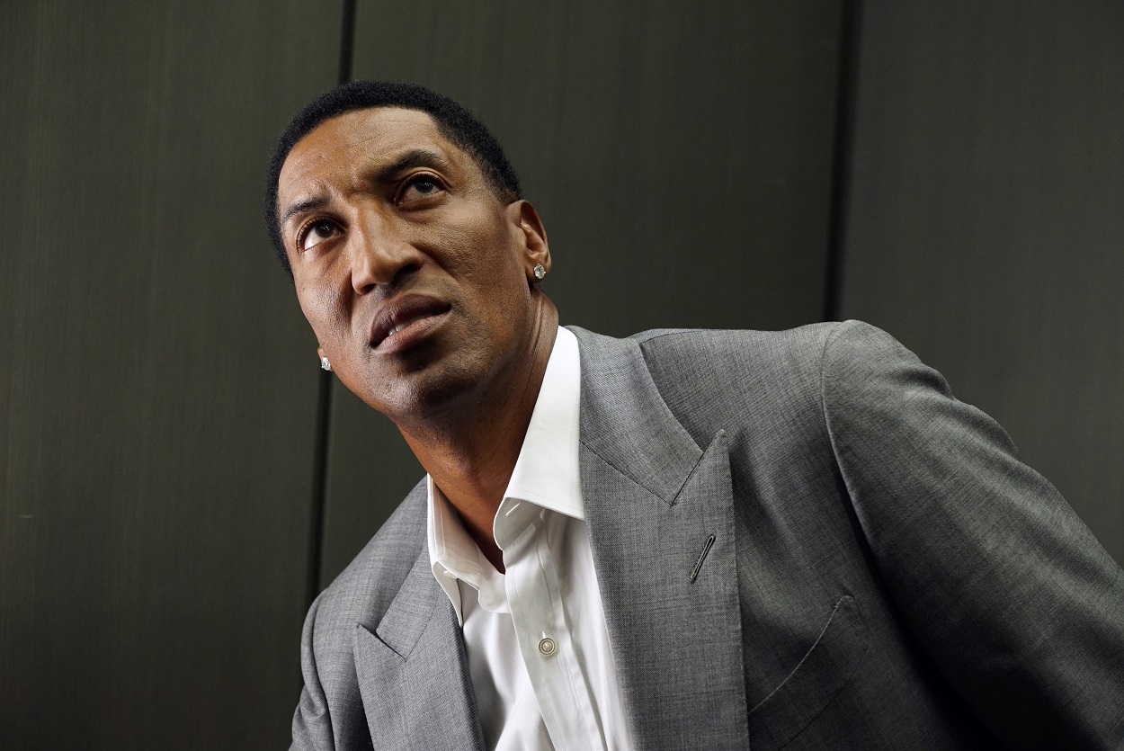 Scottie Pippen vises på en episode fra 2015 af NBC Vis, 'Chicago Fire'