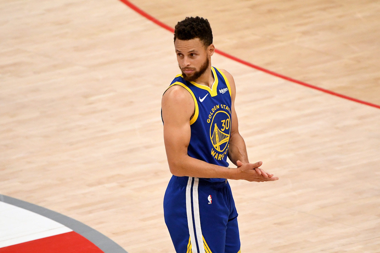 Golden State Warriors point guard Stephen Curry