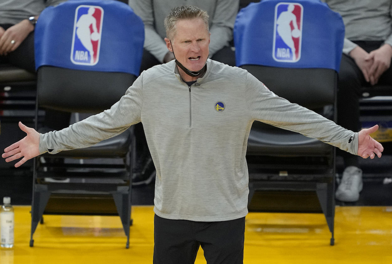 Golden State Warriors head coach Steve Kerr