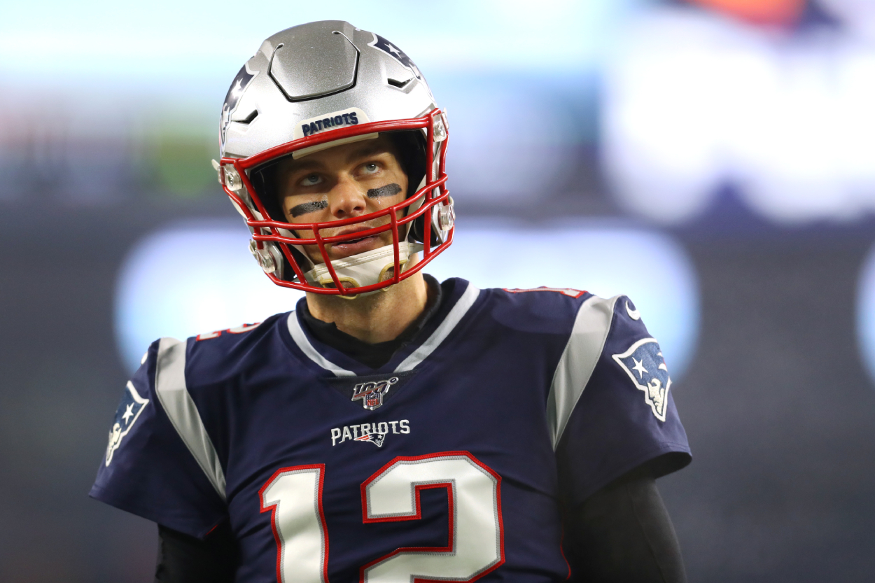 Former Patriots quarterback Tom Brady during the 2019 playoffs.