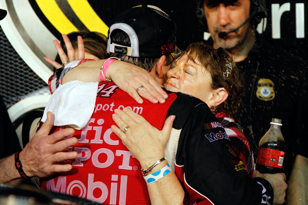 NASCAR legend Tony Stewart and his mother Pam Boas