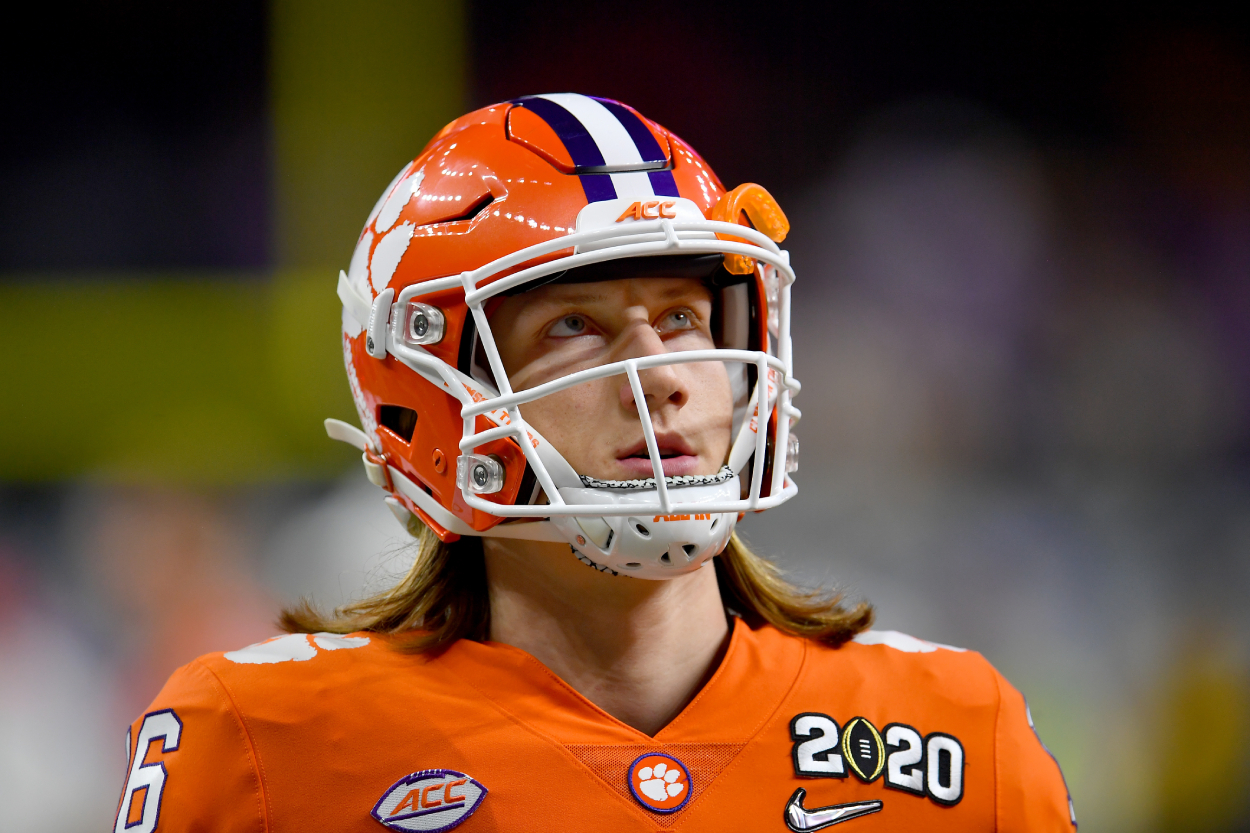 Former Clemson quarterback Trevor Lawrence, who is expected to be the top pick in the NFL draft.