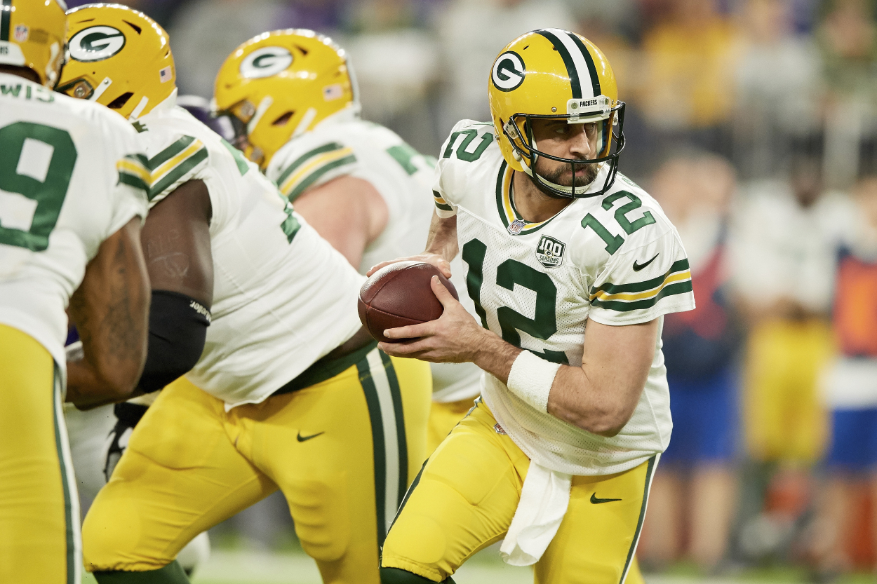 Aaron Rodgers may have had a problem with the Packers when they released a player last September.