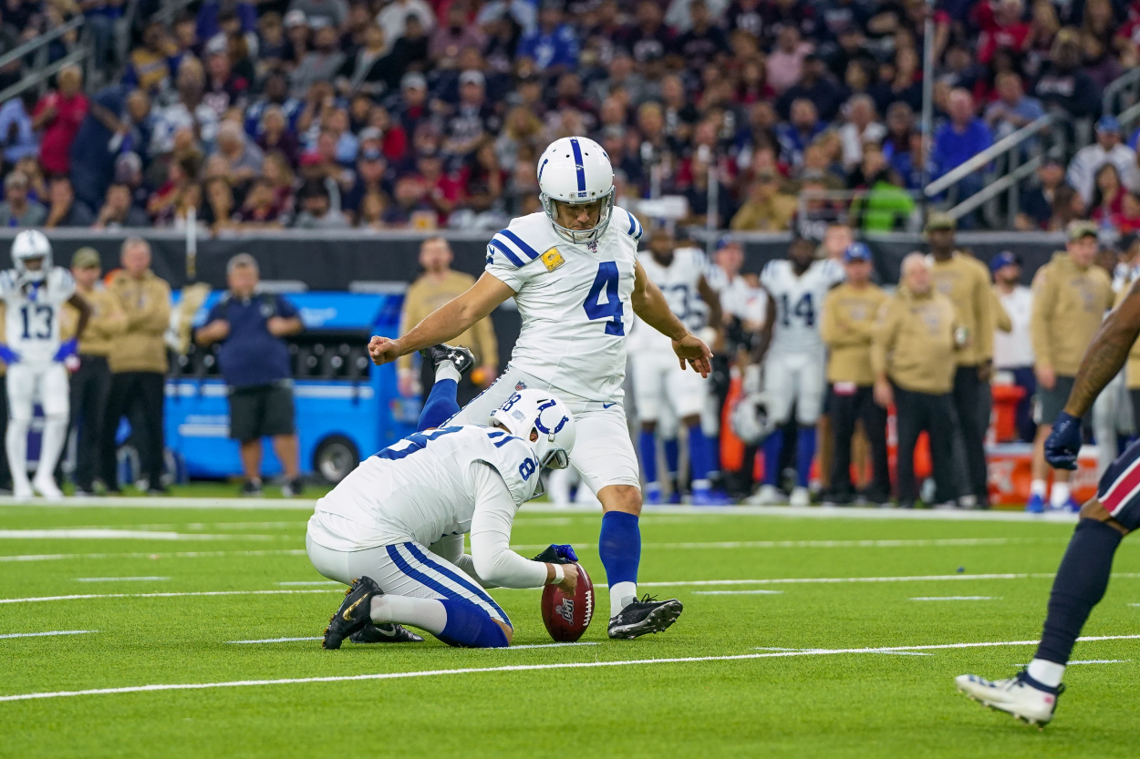 Adam Vinatieri didn't even have a name early in his career with the New England Patriots.