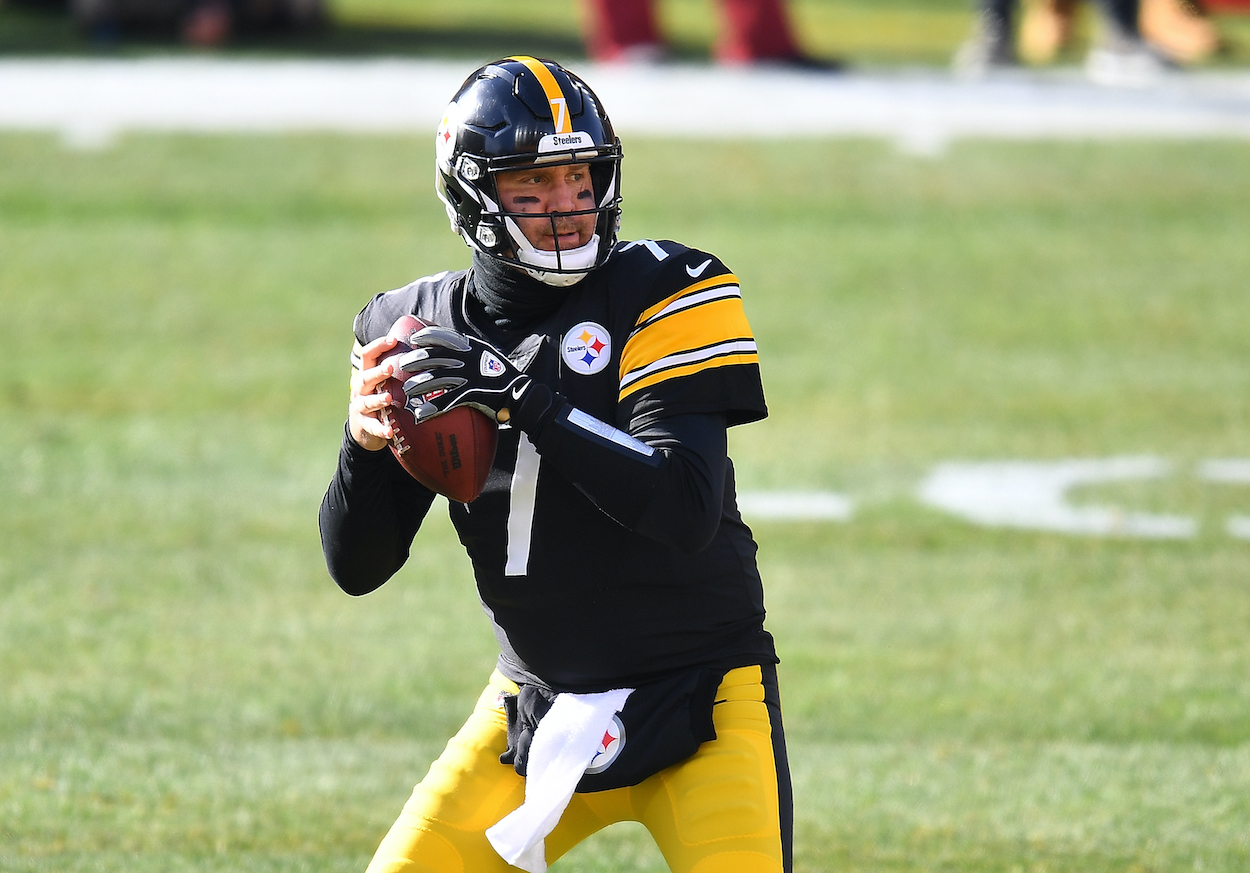 Ben Roethlisberger of the Pittsburgh Steelers in action during the game against the Indianapolis Colts at Heinz Field on December 27, 2020 in Pittsburgh, Pennsylvania.