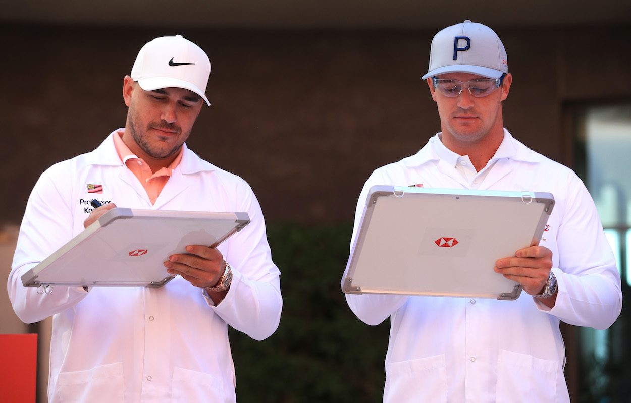 PGA Tour stars Brooks Koepka and Bryson DeChambeau