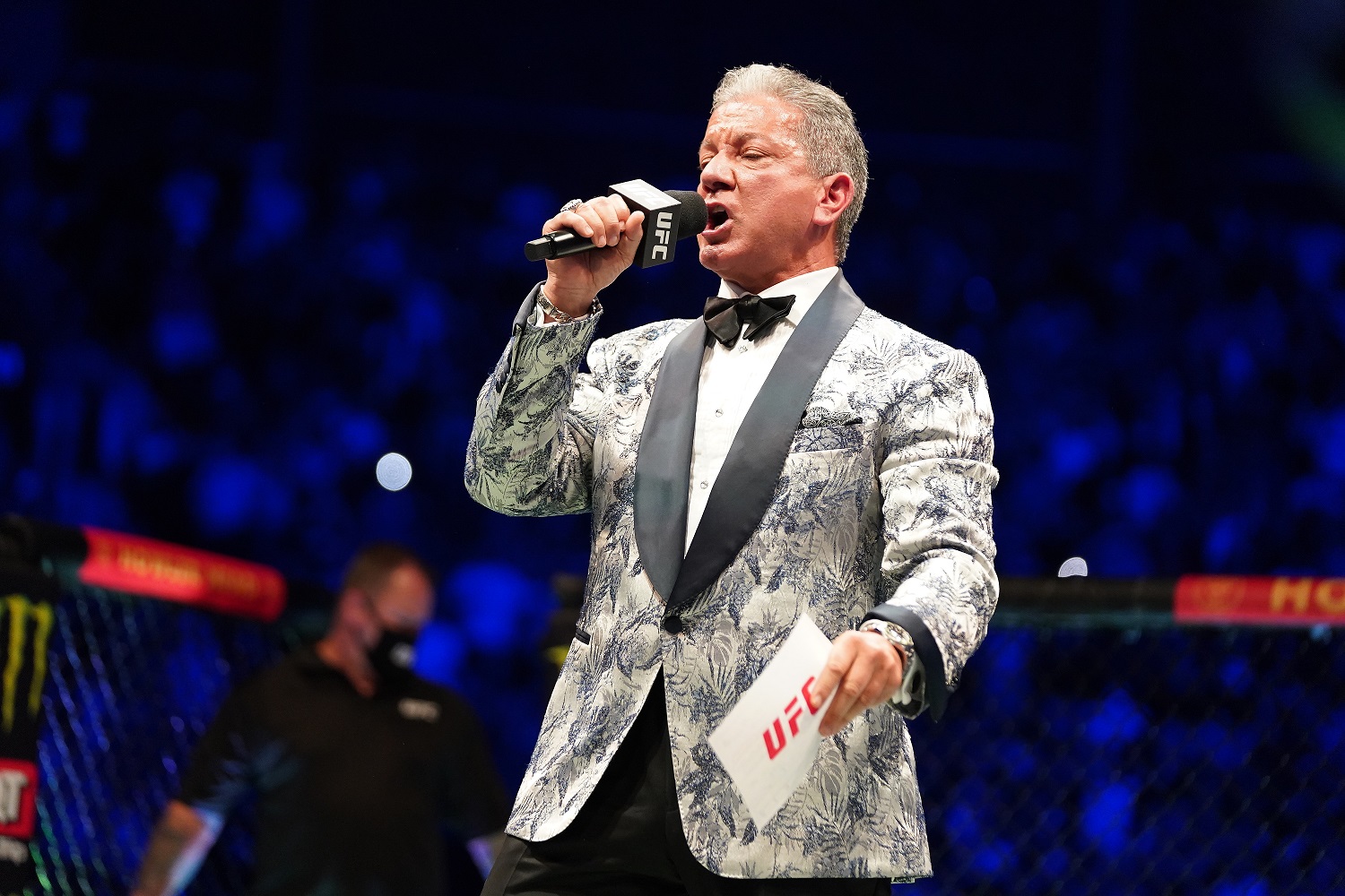 UFC Announcer Bruce Buffer’s Introduction of a Newborn Baby Is Epic