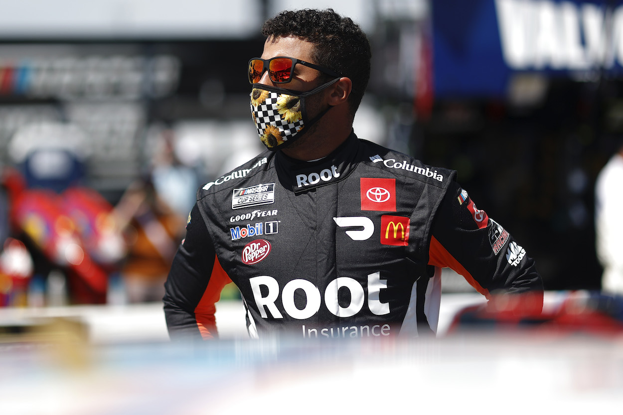 Bubba Wallace before NASCAR Cup Series race