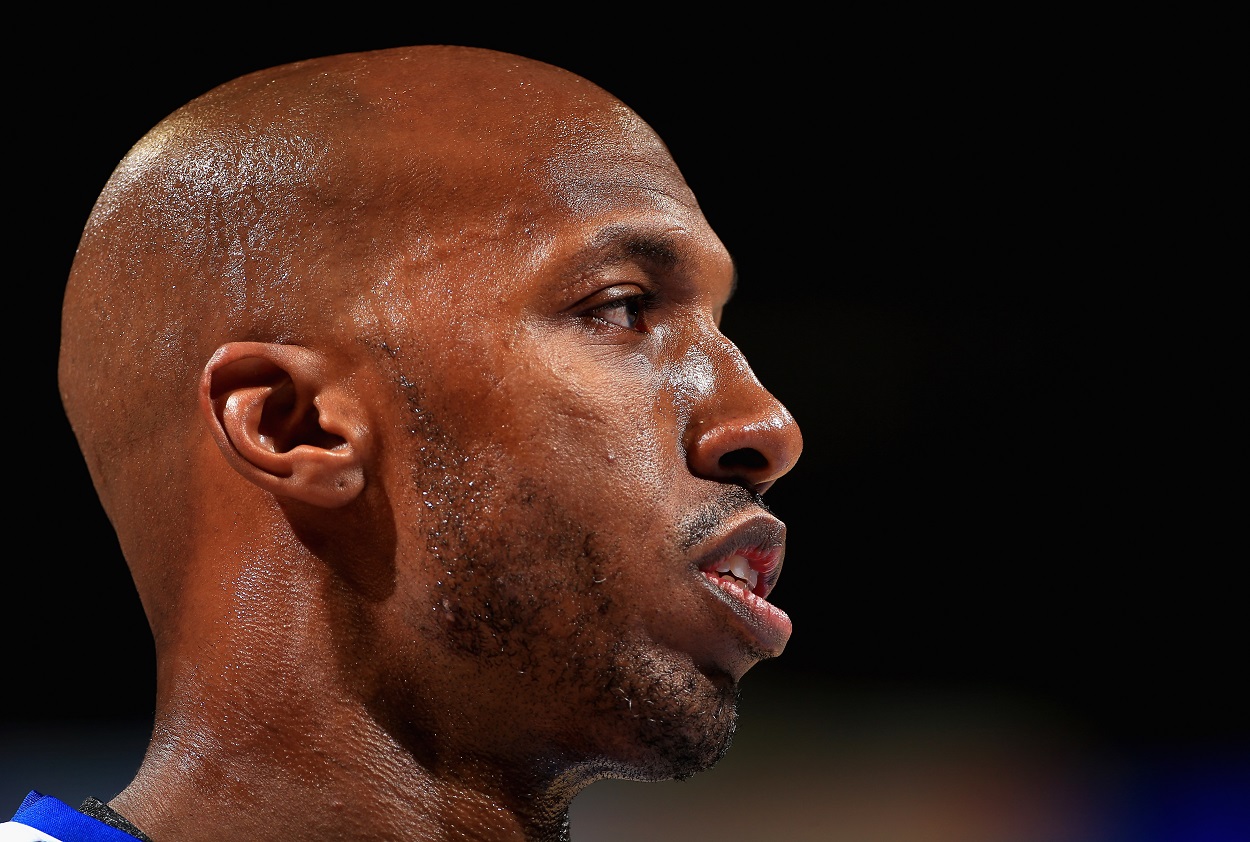 Chauncey Billups ahead of a Clippers-Nuggets matchup in March 2013