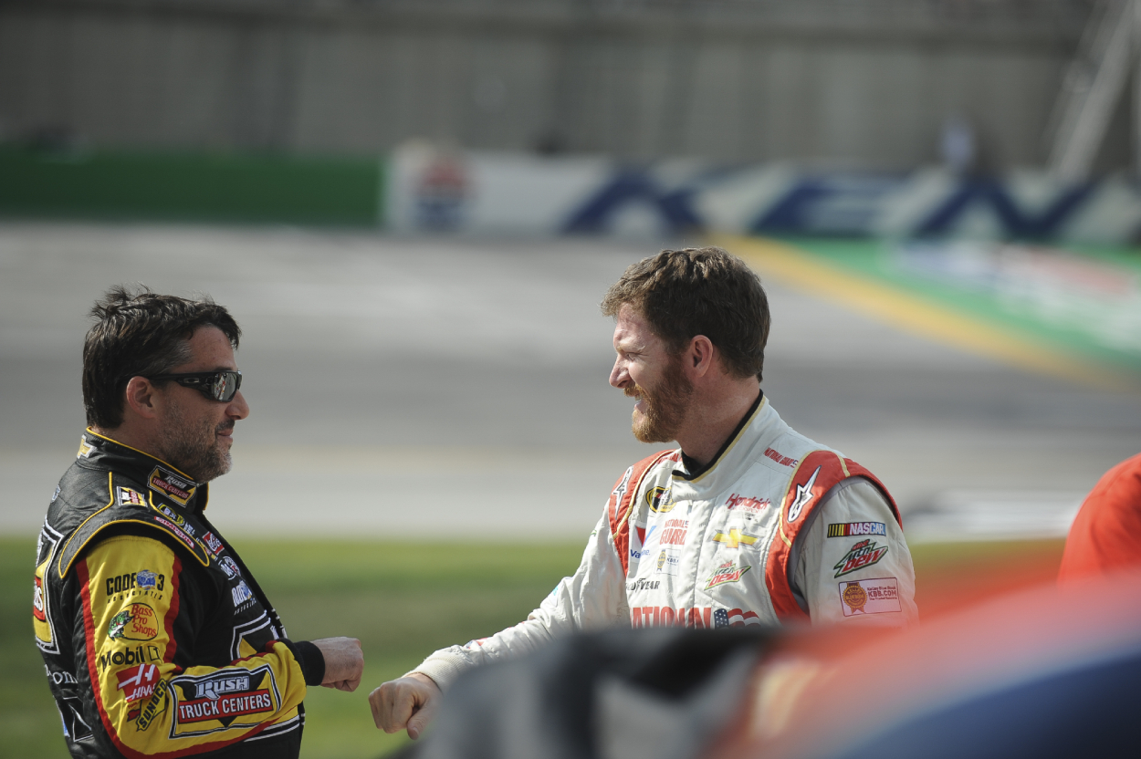 When Dale Earnhardt Jr. was compared to Tony Stewart, he knew he had 'arrived.'