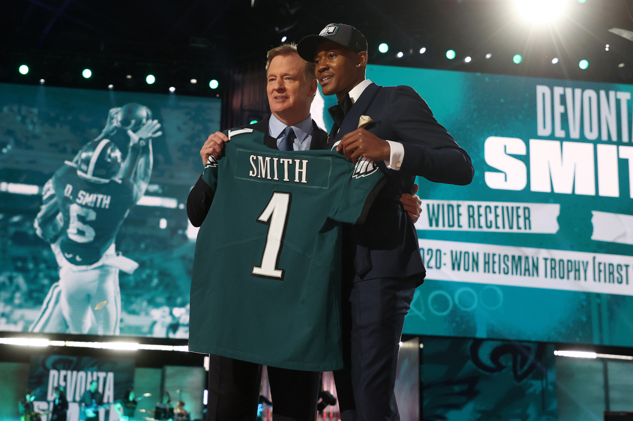 DeVonta Smith Hasn’t Played 1 Game for the Eagles but Already Has Philly Fans Turning on Him