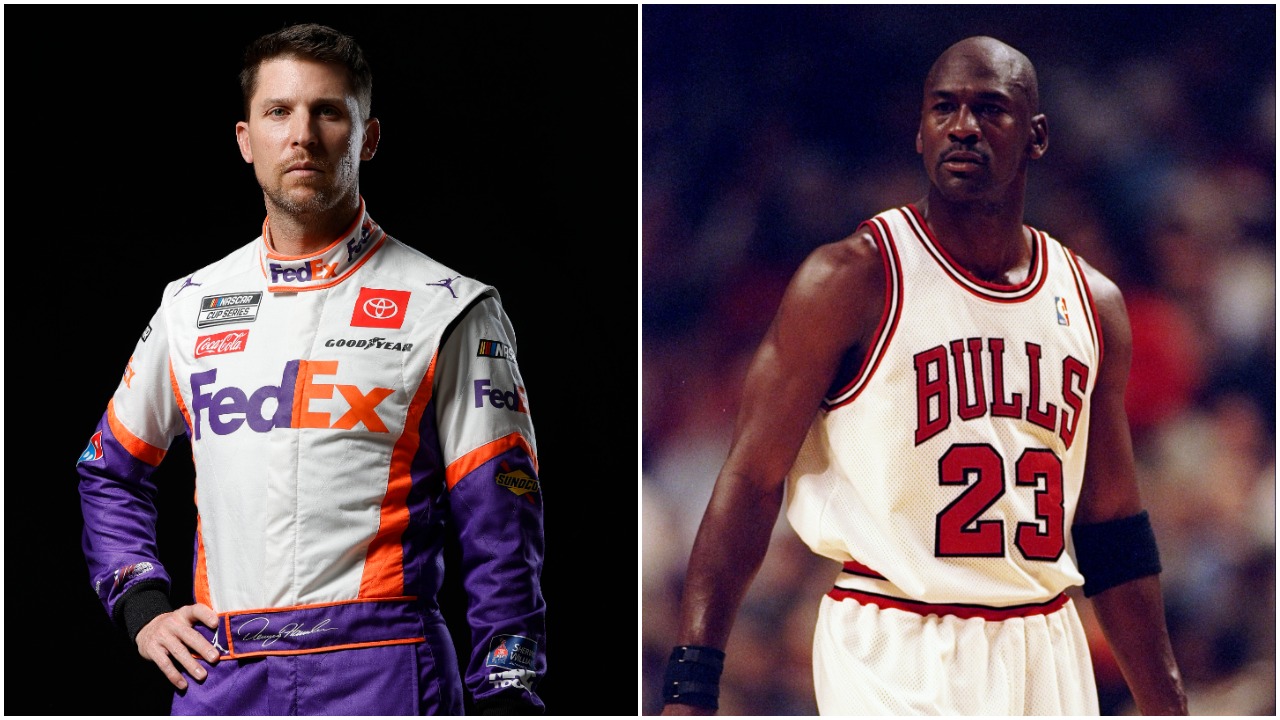 denny hamlin and michael jordan