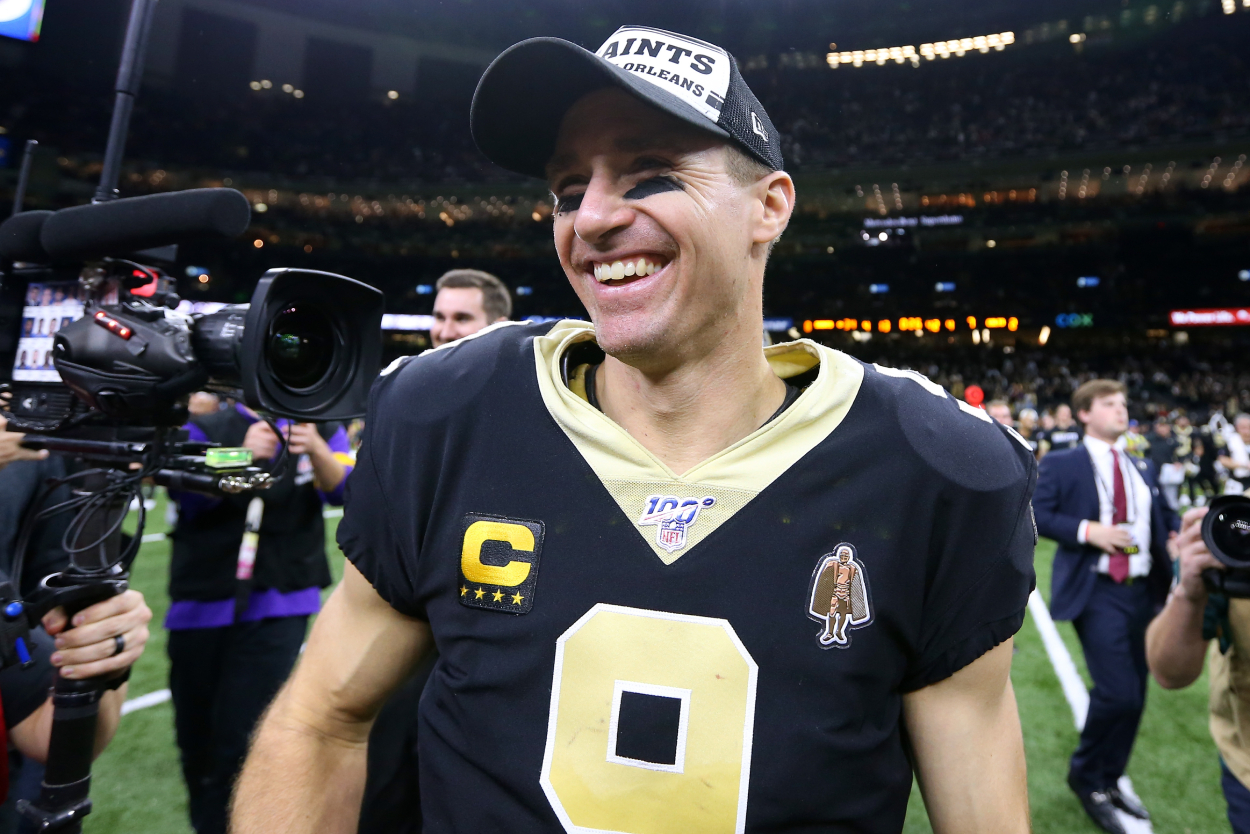 Former New Orleans Saints quarterback Drew Brees.