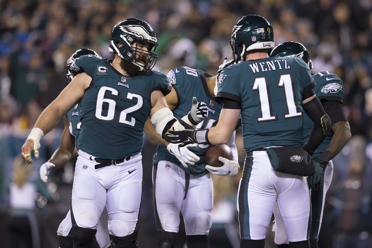 Eagles fans were quick to point the finger at Carson Wentz for last season's struggles, but Jason Kelce says there's more to blame. 