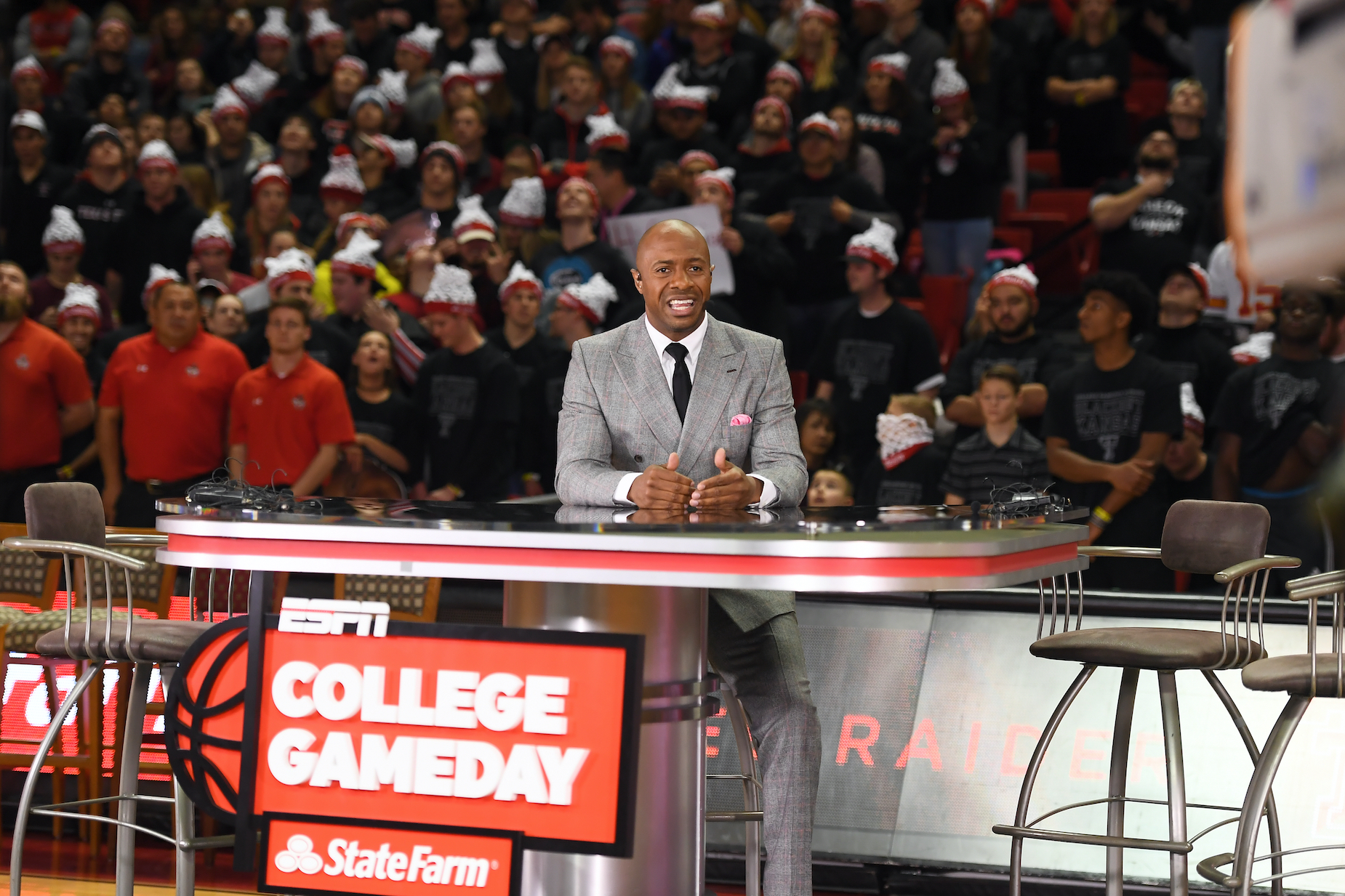 Jay Williams hosts ESPN's College Gameday.