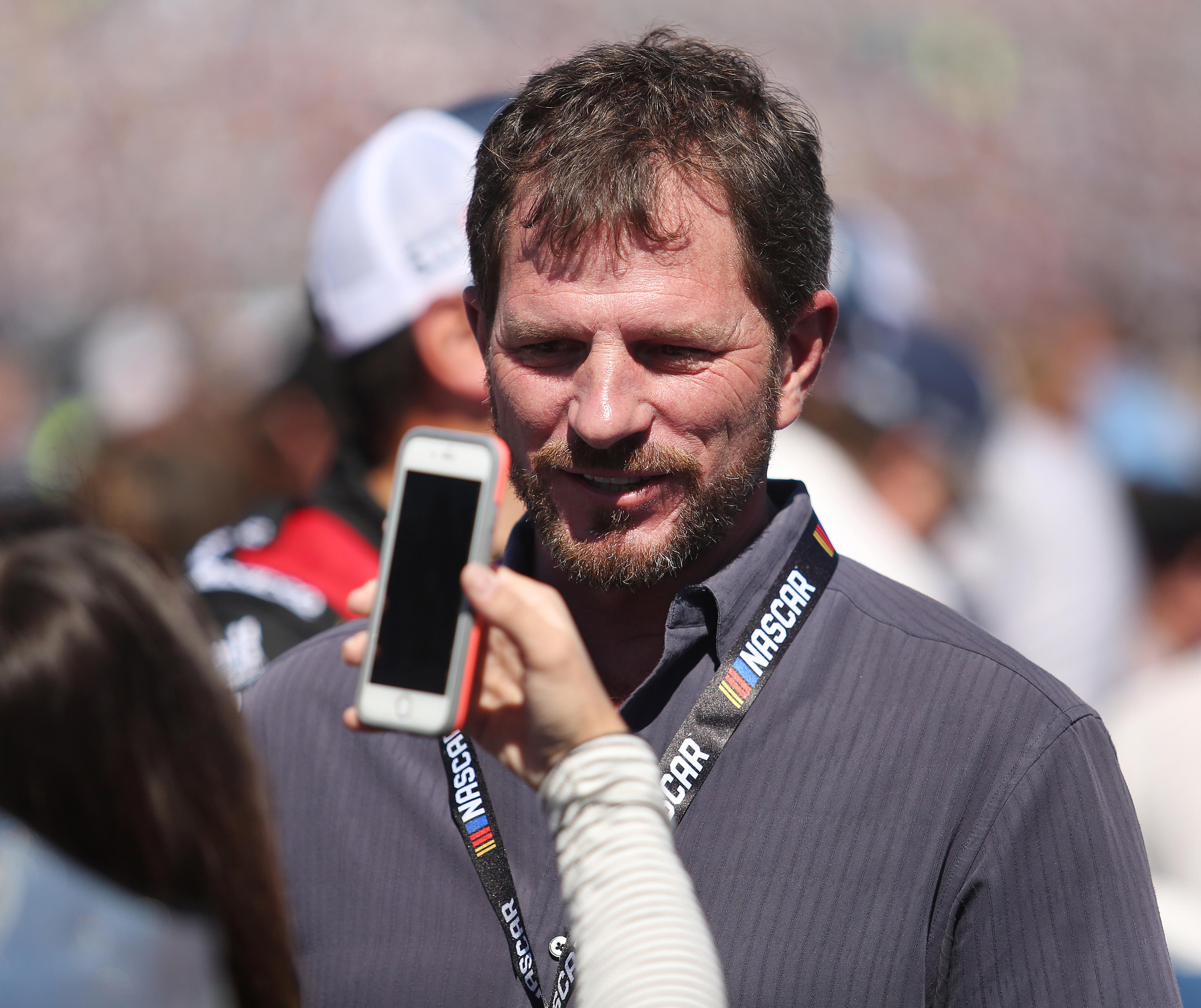 Kerry Earnhardt had the door slammed in his face during an early family reunion.