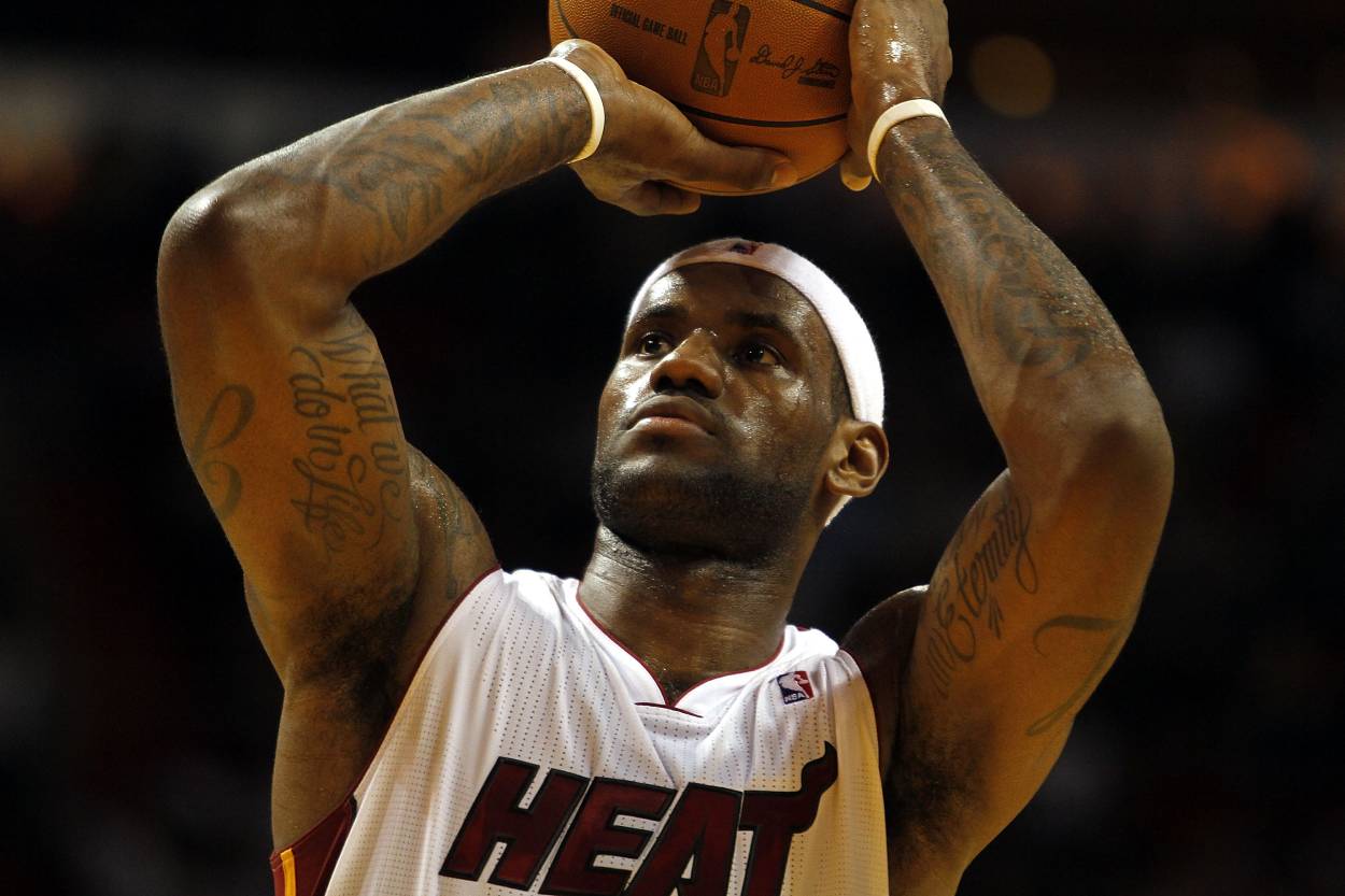 Miami Heat star LeBron James in November 2010.