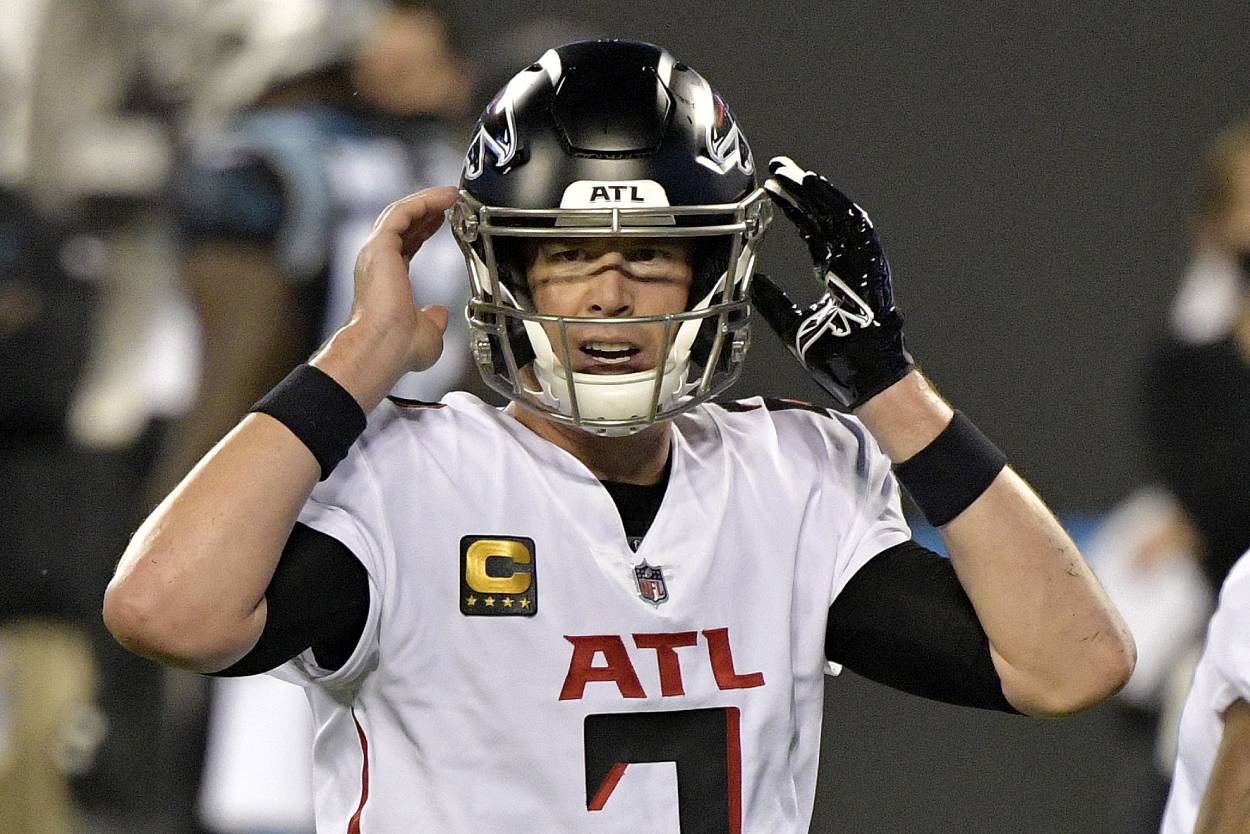 Atlanta Falcons quarterback Matt Ryan during the 2020 season.