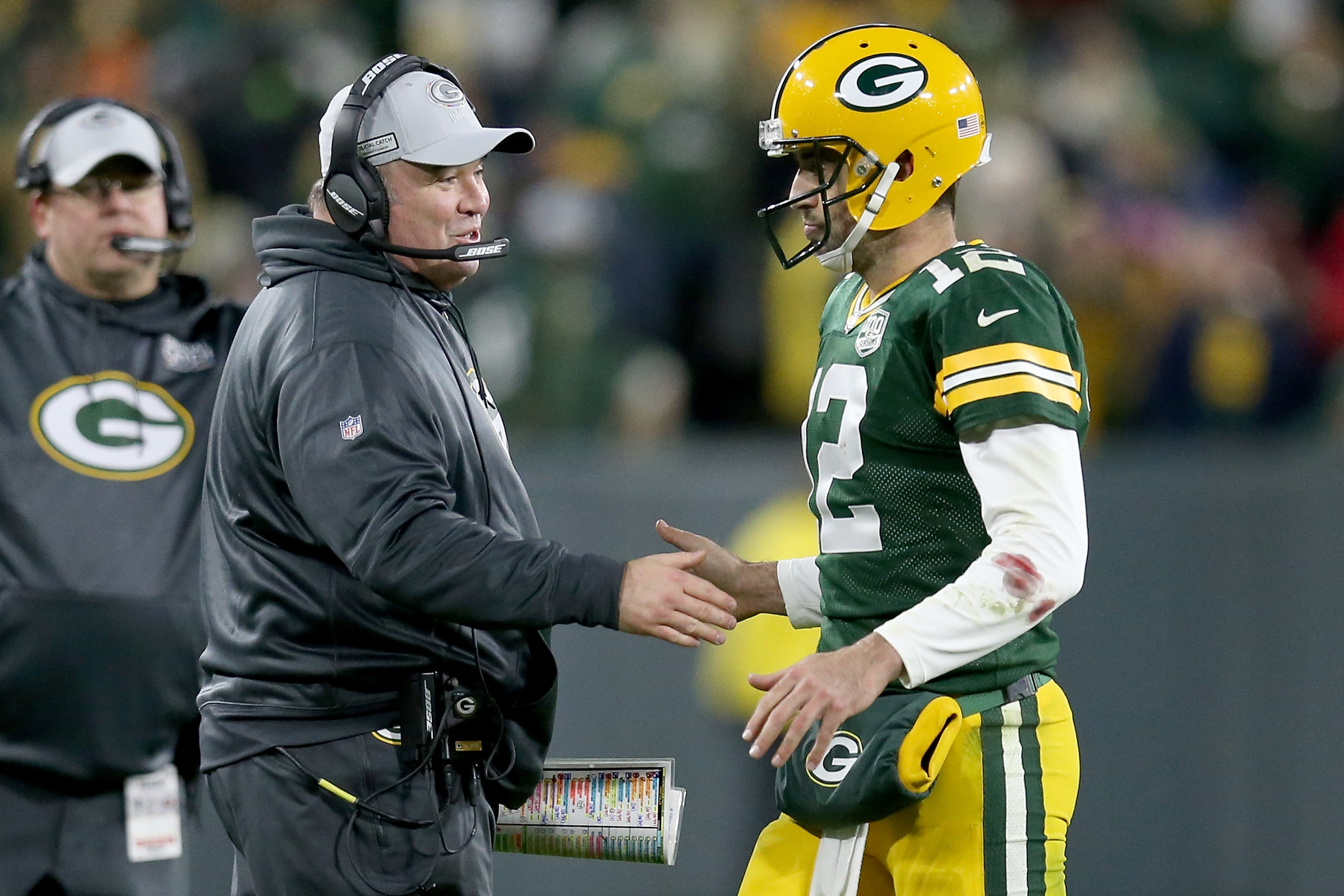 Former Packers coach Mike McCarthy labeled the Aaron Rodgers drama as "good news."