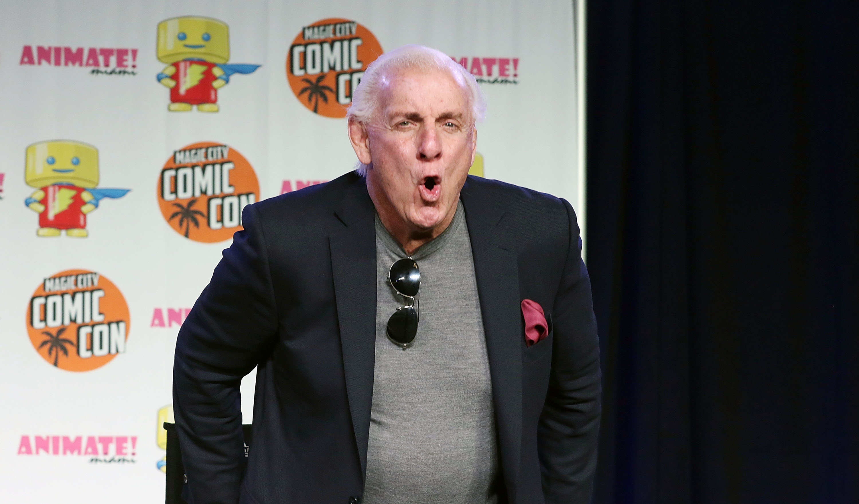 Ric Flair got very emotional when talking about his friend Steve McMichael.