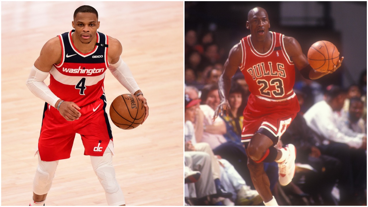 Russell Westbrook and Michael Jordan