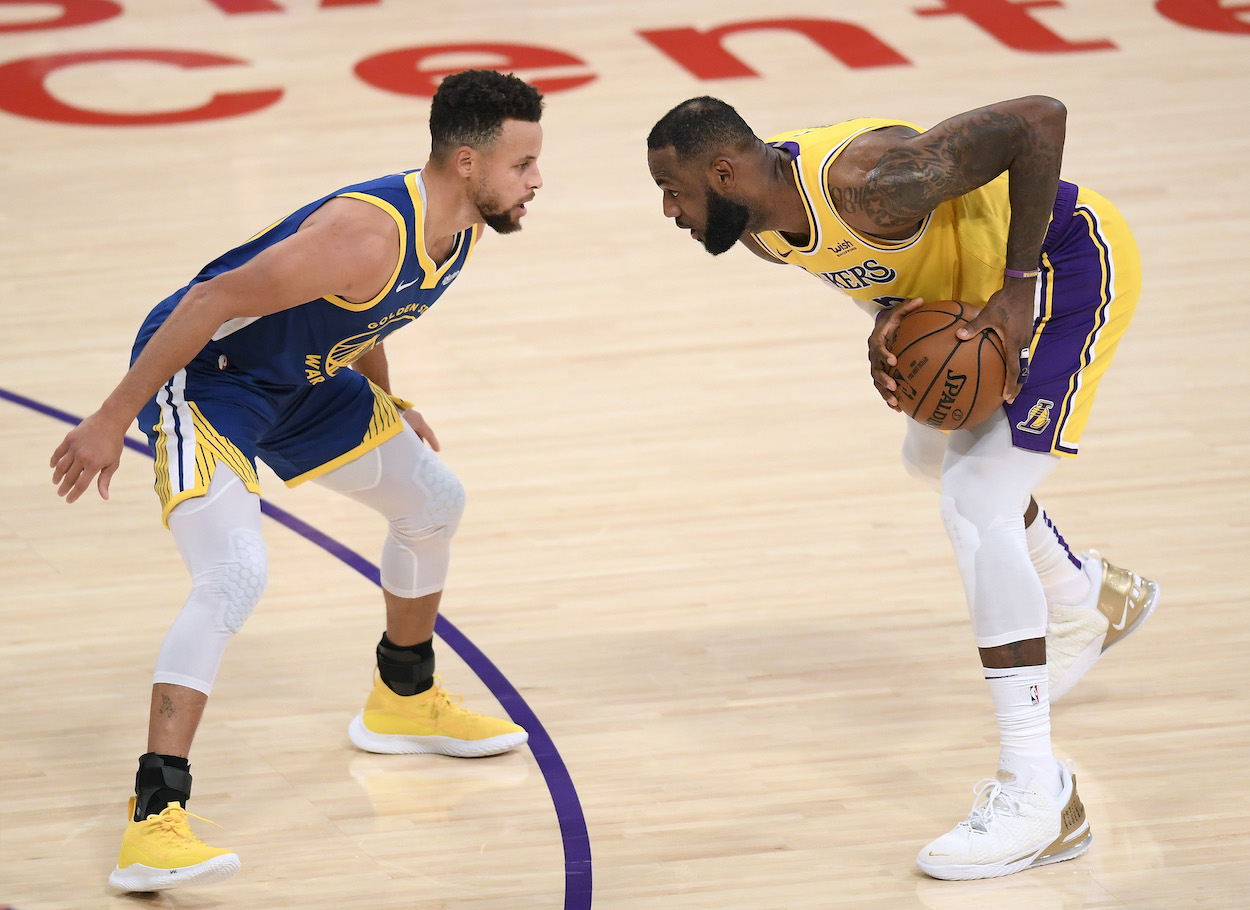 LeBron James says Stephen Curry should be the NBA MVP just days before the two will meet in the NBA Play-In Tournament.