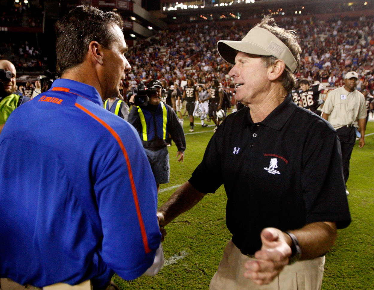 Urban Meyer hopes not to follow Steve Spurrier's NFL track